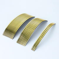 Moulure de base de canapé en PVC en forme de D, couleur or, 2026, vente en gros fabricant, bande de garniture flexible pour meuble BD 10-60mm