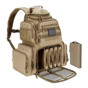 कस्टम मल्टी-फंक्शनल वाटरप्रूफ बड़े स्टोरेज बैकपैक फिशिंग टैकल बैग बैकपैक फिशिंग बैग बॉक्स के साथ