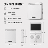 Console de jeu portable rétro Anbernic RG SP, écran IPS 3,4 pouces 720*480, système Linux, WiFi, lecteur de jeux portable de poche