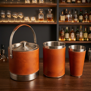 Juego de Bar Premium Clásico Ecológico con Acabado de Cobre, Juego de Barman Profesional de Acero Inoxidable, Coctelera para Vino, Herramientas para Mezclar, Bar en Casa - Product Image 3