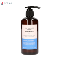 Shampoing Rafraîchissant au Menthol Anti-Chute OEM Marque Privée Menthe Croissance Capillaire Soin du Cuir Chevelu Cheveux Affinés Renforcement Trèfle Rouge