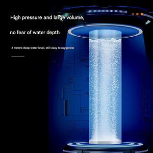 Compressore d'aria elettrico magnetico pompa d'aria acquario con forma quadrata in metallo solido immagazzinato per l'uso quotidiano per le specie ittiche - Product Image 4