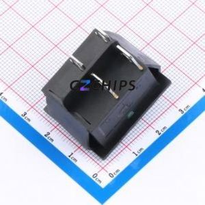 KCD4-4P-G Rocker Switch Through hole Component (THT) Switch 30.5mm 25mm 27.8mm Concave Bend - Product Image 2