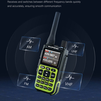 Radio HT Baofeng Mini-5R Dual-Band Warna-warni 2/5 Watt Analog Sport Walkie Talkie dengan Pemrograman Telepon FCC