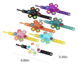 Bracelet à l'effigie des personnages de pieupes, accessoires de poignet, poussoir, Popper, Fidget Spinner - Product Image 3