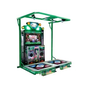 Máquina de juego electrónica con monedas, equipo de Ciudad de plátano Land, máquina de baile grande operada por monedas