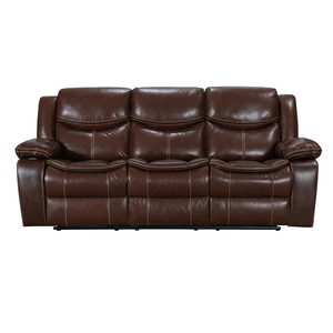 Sillón Reclinable Eléctrico Moderno con Masaje, Respaldo Reclinable, Sofá de Cuero con Consola para Apartamento y Dormitorio - Product Image 2