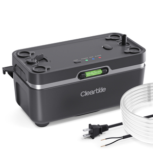 Pompe de drainage de condensation Cleartide 1/30 HP 132 GPH avec <span class=keywords><strong>clapet</strong></span> <span class=keywords><strong>anti</strong></span>-<span class=keywords><strong>retour</strong></span> amovible et tuyauterie pour climatiseur HVAC - Product Image 1