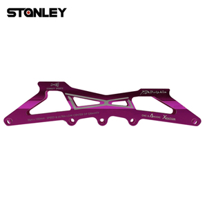 Khung trượt băng tốc độ chuyên nghiệp chắc chắn 90MM 100MM phù hợp với 3 bánh xe 4 bánh xe màu xanh hợp kim nhôm cắt CNC tích hợp - Product Image 3