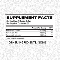 Vente chaude 6000MG BCAA Capsules Complément alimentaire fermenté Soutenir la croissance musculaire et stimuler les niveaux d'énergie