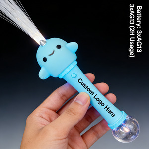 Varita Luminosa LED de Fibra Óptica Narwhal, Luces Rojas/Verdes/Azules, Funciona con Batería, Regalo de Navidad para Acuarios, Logotipo Personalizado al por Mayor - Product Image 5