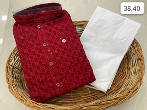 Ensemble Kurta Pajama Traditionnel pour Hommes Volvo en Rayonne, Design Tendance, Idéal pour Mariages et Tenues Décontractées – Vente Flash - Product Image 4