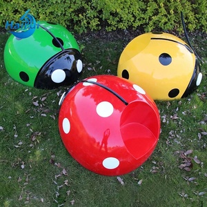 Estatuas de Resina de Insectos de Fibra de Vidrio de Gran Tamaño para Jardín Exterior, Mariposas, Caracoles, Mariquitas, Mantis, para Eventos - Product Image 5