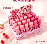 Sheglen Gloss à lèvres transparent pailleté repulpant, Maquillage cosmétique végétalien, Marque privée, Personnalisable, Vente en gros