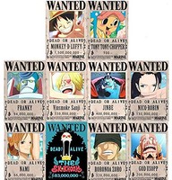2 Tamaños, 5 Diseños, Pósters de Papel de Alta Calidad con Diseño de Anime en Bolsa OPP y Pósters Enrollables para Pared