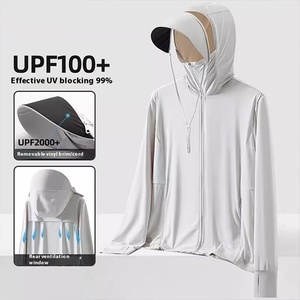 2025 originale in filato UPF100 di seta di ghiaccio giacca di protezione solare sottile Stand per uomo donna nuova estate <span class=keywords><strong>abbigliamento</strong></span> di nuova pelle - Product Image 1