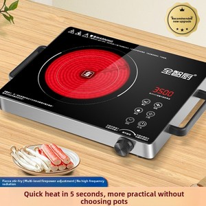 Đức 35000W công suất cao được xây dựng trong cảm ứng bếp thủy tinh-gốm Bảng điều chỉnh thép không gỉ nhà ở không dính lớp phủ năng lượng - Product Image 5