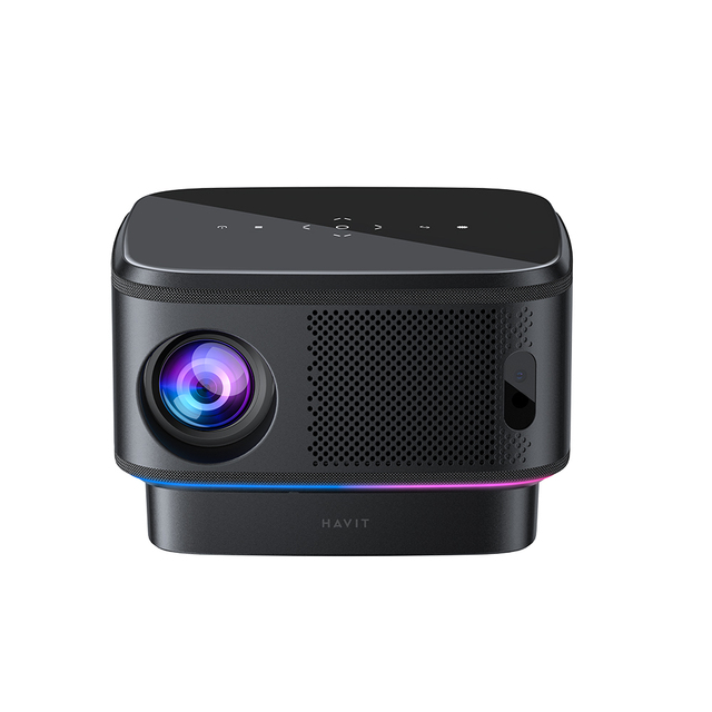 Havit PJ300 Plus Mini Projector Auto Keystone 4k Smart Android Proyector Portatil Projector for Home Theater/Outdoor/Meeting