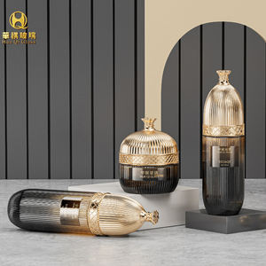 hochwertige container mit guter qualität luxus-hautpflegeverpackung glasflasche hautpflegeset für gesichtscreme lotion serumflasche - Product Image 5