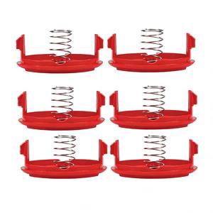 6pack String Trimmer Line Spool Cap & Spring CMZST120SC for Craftsman <b>Weed</b> Wacker CMCST900 CMCST915 CMESTA900 CMEST913 CMESTE920 - Product Image 1