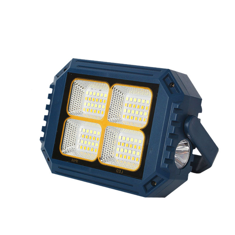 High Quality High Bright Led Portable Work Light Solar Charging ABS Materials Rechargeable IP54 Rated Touch Control Dimmable