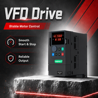 Variateur de fréquence certifié CE 0,75 kW 1,5 kW 2,2 kW 3 kW VFD 380 V Triphasé 50/60 Hz avec prise en charge RS485 pour moteur industriel général