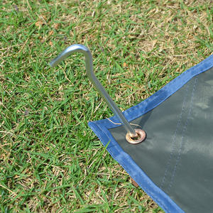 Piquets de tente en alliage d'aluminium, hexagonaux, circulaires, ultra légers, portables, résistants au vent, pour le camping en plein air - Product Image 4