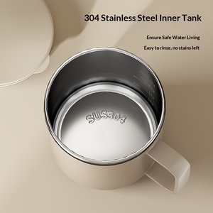 Tazas de Café de Viaje Aisladas Personalizadas, Botella Térmica de Agua y Café de Acero Inoxidable 304 con Tapa y Asa <span class=keywords><strong>para</strong></span> Regalo - Product Image 3