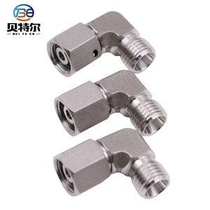 Thép không gỉ 90 nam khuỷu tay thiết bị nén phụ kiện <span class=keywords><strong>1</strong></span>/<span class=keywords><strong>8</strong></span> "<span class=keywords><strong>1</strong></span>/4" Ống <span class=keywords><strong>NPT</strong></span> ferrule nén Ống - Product Image 5