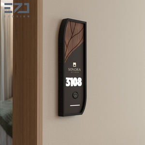 Señal de puerta de madera personalizada, placa de señal de puerta, señal de puerta de hotel, número de placa de puerta, placa de número de apartamento, números de habitación de hotel - Product Image 2