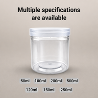 Boîtes de collation transparentes de grand diamètre personnalisées de haute qualité boîtes de crème boîtes en plastique alimentaire