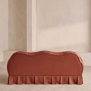 Sofá de Tres Plazas de Estilo Nórdico Minimalista, Tamaño Personalizable, Sofá de Tela de Lino para Sala de Estar, Apto para Apartamentos y Hoteles - Product Image 4