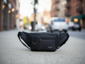 Borsa da uomo in microfibra di pelle sintetica con chiusura a cerniera per tutte le stagioni MH-10204 - Product Image 2