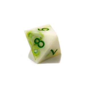 Meyve zar toptan plastik renkli çokyüzlü üzüm/limon zar/kivi zar seti - Product Image 5