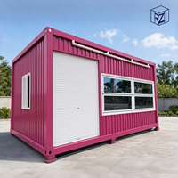 Maison conteneur préfabriquée économique pour magasin de détail, kiosque routier durable, restaurant Ray-Zen