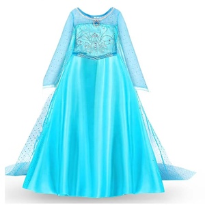 Disfraz <span class=keywords><strong>de</strong></span> Princesa Anna Elsa para Niñas, Vestido <span class=keywords><strong>de</strong></span> <span class=keywords><strong>Reina</strong></span> <span class=keywords><strong>de</strong></span> <span class=keywords><strong>las</strong></span> <span class=keywords><strong>Nieves</strong></span> para Cumpleaños, Carnaval, Halloween, Ropa para Niñas - Product Image 2
