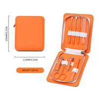 Haute Qualité 8Pcs Clipper Ongles Accessoires et Outils Complet Professionnel Nail Manucure Kit
