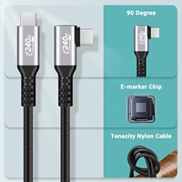 Kabel USB C PD 8 Core Tembaga Murni 240 Watt Pengisian Cepat Berkualitas