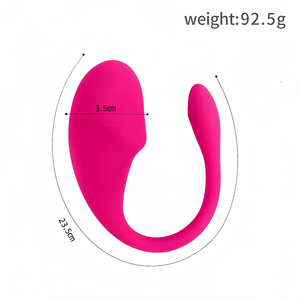 Vibrador con Control Remoto por Aplicación, Tipo Huevo, para Mujeres, 10 Velocidades, Sincronización <span class=keywords><strong>de</strong></span> Música Bluetooth, Sincronización <span class=keywords><strong>de</strong></span> Video, Resistente al Agua, Recargable - Product Image 1