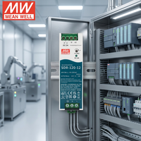 Alimentation électrique industrielle Mean Well SDR-120-12 à sortie unique 12V10A 120W sur rail DIN AC-DC SMPSPowerSupply avec certifications Itech Canare Md-sts