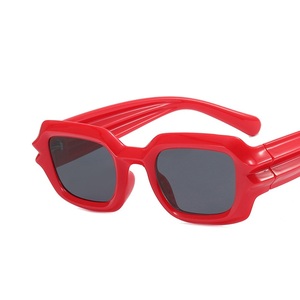 Fashion Niche Personalized <b>Sunglasses</b> Customized Hip Hop Punk Concave Shaped <b>Sunglasses</b> - Product Image 4