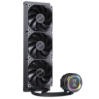 SNOWMAN 360 AIO Refroidisseur de liquide PC Radiateur PWM ARGB Affichage de la température Refroidisseur de liquide LGA 1851 1700 1200 115x1366 AM5 AM4