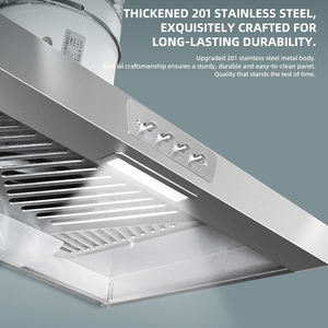 <span class=keywords><strong>Campana</strong></span> <span class=keywords><strong>Extractora</strong></span> Eléctrica de Flujo Inclinado de 2000W con Botón de Impulso, Eficiente en Consumo de Gas, Extractor de Humo para Cocina Doméstica y Habitaciones de Alquiler - Product Image 5