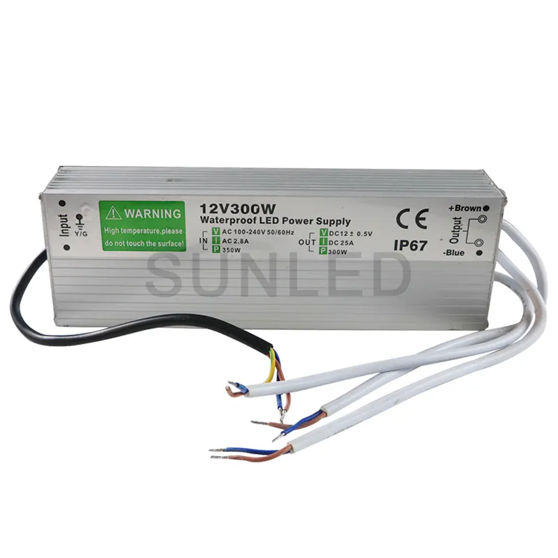 Hoge Kwaliteit Ip67 Waterdichte Led Voeding Constante Spanning Output 12V Dc 150W Led Driver