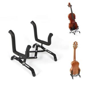 Support de violon et ukulélé <span class=keywords><strong>pliable</strong></span> en métal rembourré en mousse réglable J-40H, noir, 20 pièces/carton, supports d'instruments de <span class=keywords><strong>musique</strong></span> - Product Image 4