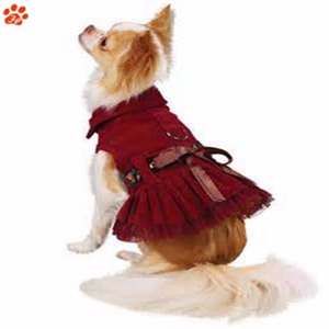 Perro de mascota ropa de talla fiesta cachorro perro vestido - Product Image 4