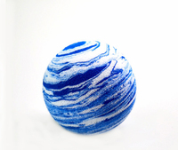 Nouvelle balle de golf souple en EVA à motif encre, balle de jeu en mousse colorée pour l'entraînement en intérieur et le divertissement des animaux de compagnie