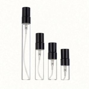 2ml/3ml/5ml/<b>10ml</b> Portable Atomizer Glass Perfume Sample <b>Bottles</b> Cosmetic Gift Screw Neck Screen Printing Surface Custom Logo - Product Image 3