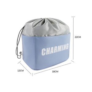 Bolsa de cosméticos con Cordón portátil para mujer, organizador de maquillaje de viaje, Kit de aseo - Product Image 2