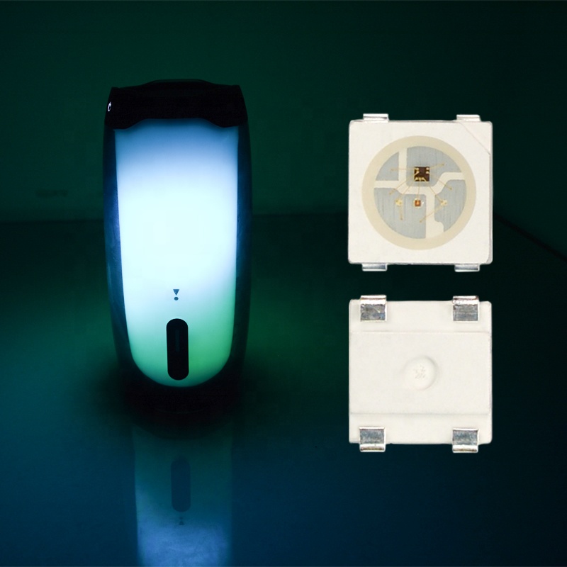 Dc5v Addressable Digital SK6812 Led Smd Chip 4 Pins 0.1W LC8805B Ic Built-in Smd 5050 RGB Led Chip